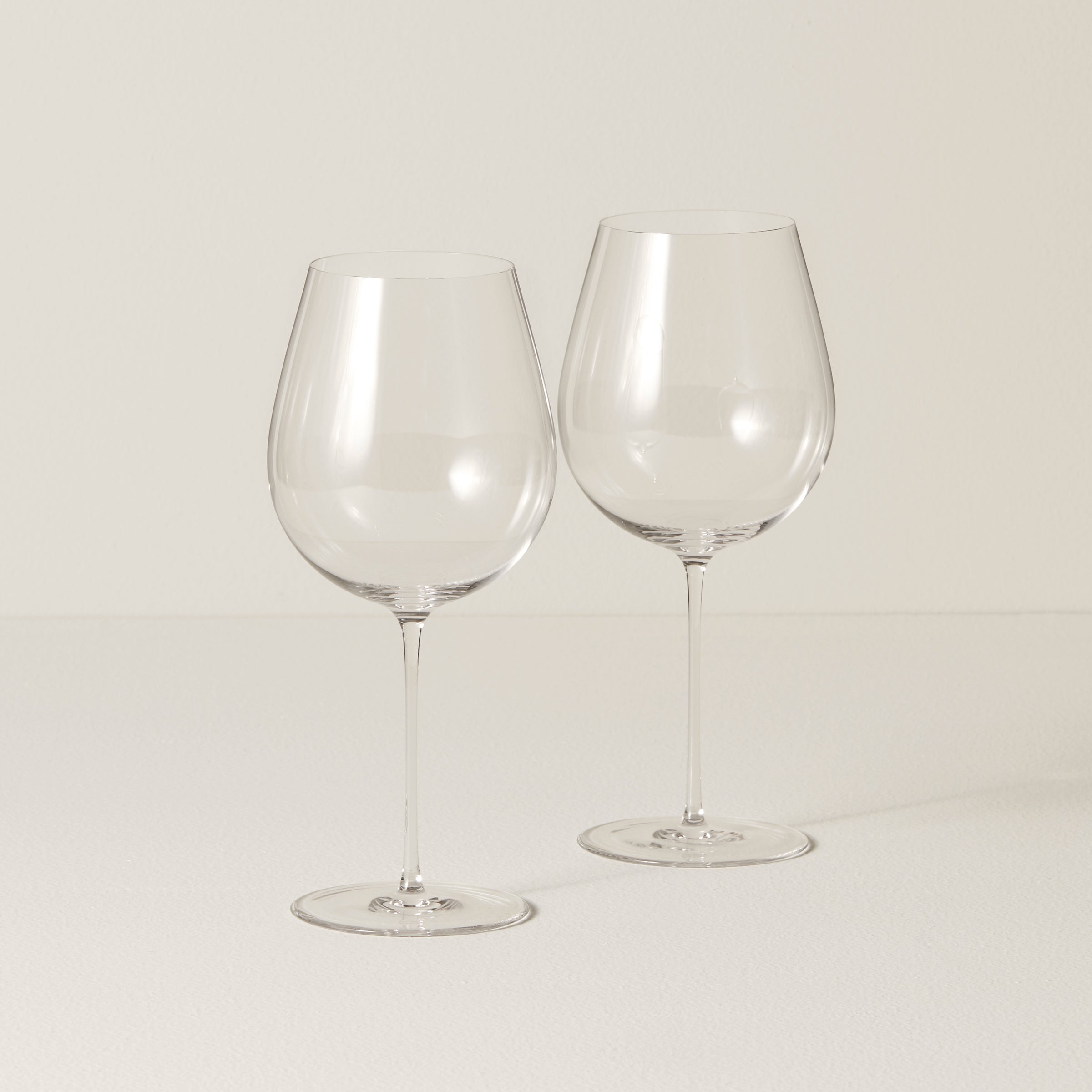 Beneti Square Edge Wine Glasses, Set of 2