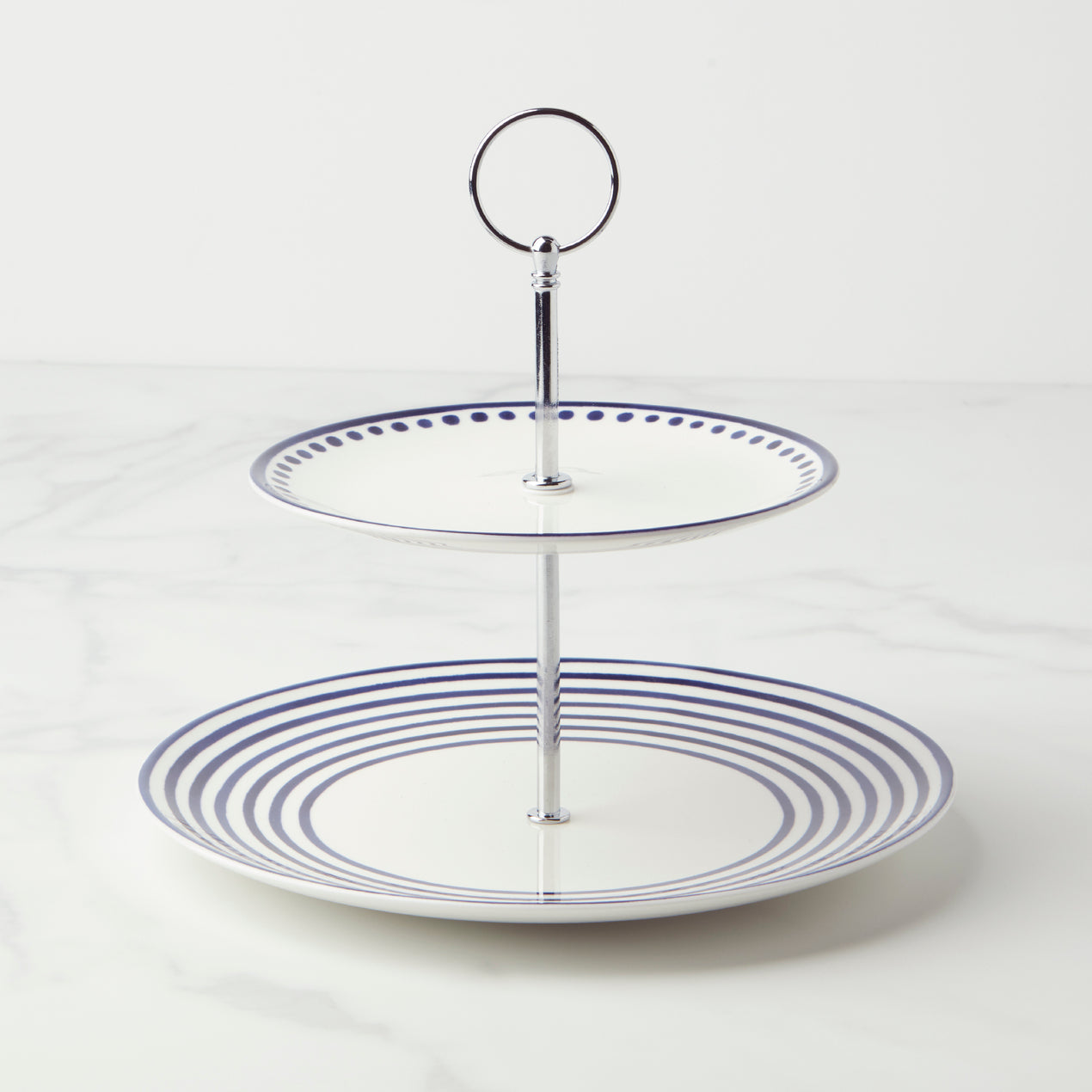 cambridge silversmiths Charlotte Street 2-Tier Server