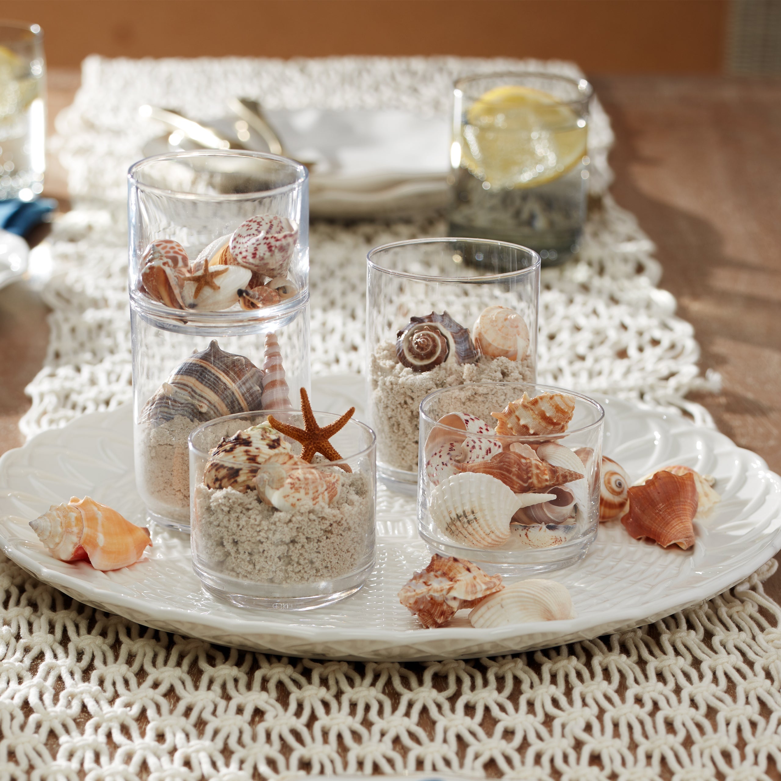 Tuscany Classics Stackable Clear Short Glasses, Set of 6 – Lenox