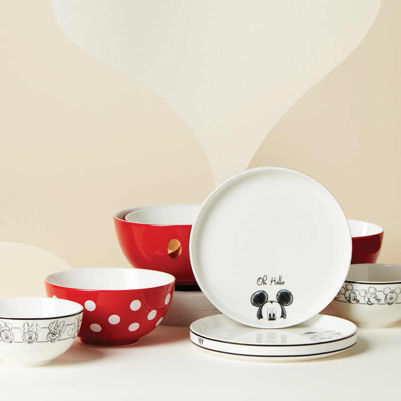 Disney Luna 8-Piece Nesting Dinnerware Set