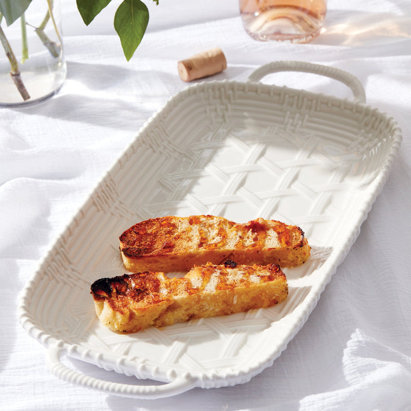 Wicker Creek Handled Tray