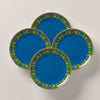 LX Remix Blue Accent Plates, Set of 4