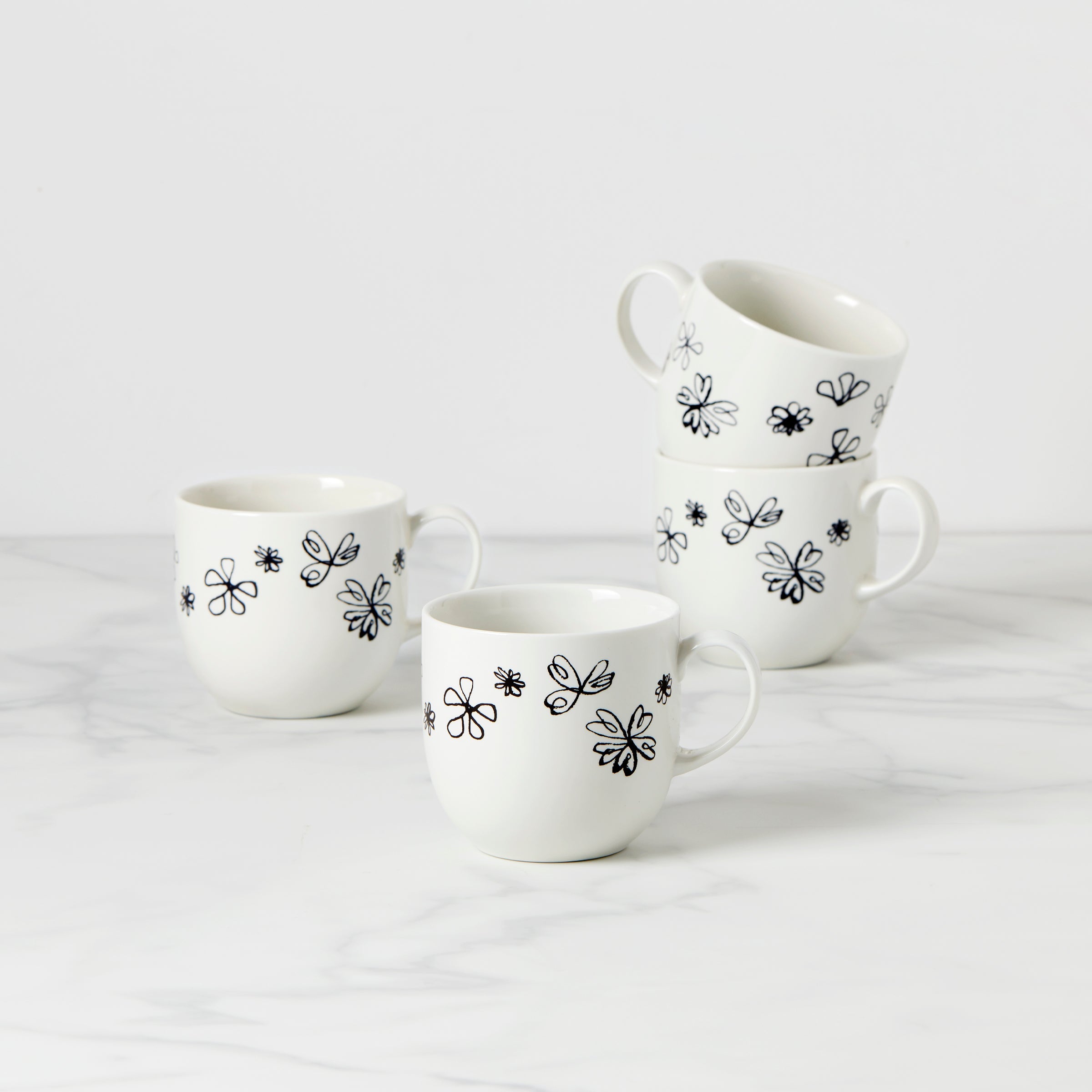 Garden Doodle Mugs, Set of 4 – Lenox Corporation