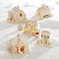 Mistletoe Park Light-Up Santa's Cottage Figurine