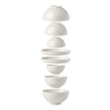 French Perle Luna 8-Piece Nesting Dinnerware Set