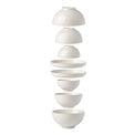French Perle Luna 8-Piece Nesting Dinnerware Set