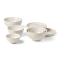 French Perle Luna 8-Piece Nesting Dinnerware Set