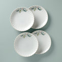 French Perle Berry Dinner Plates, Set of 4