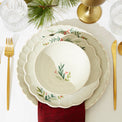 French Perle Berry Accent Plates, Set of 4