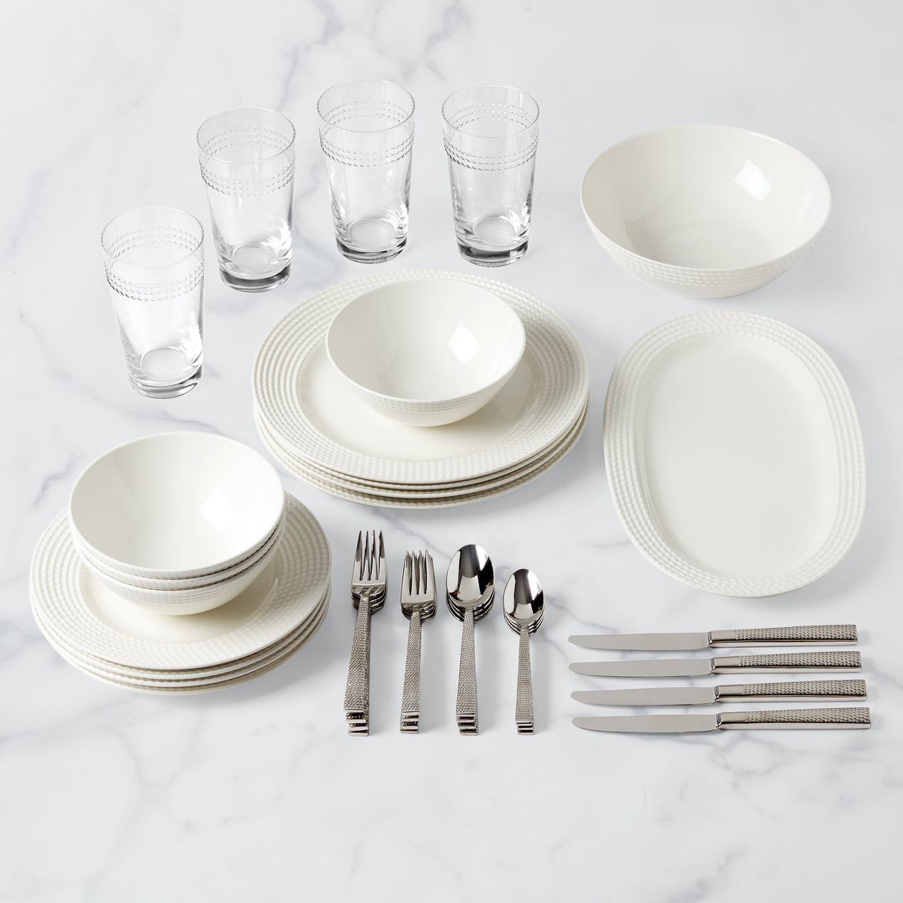 Stainless Steel Table Dinnerware Set