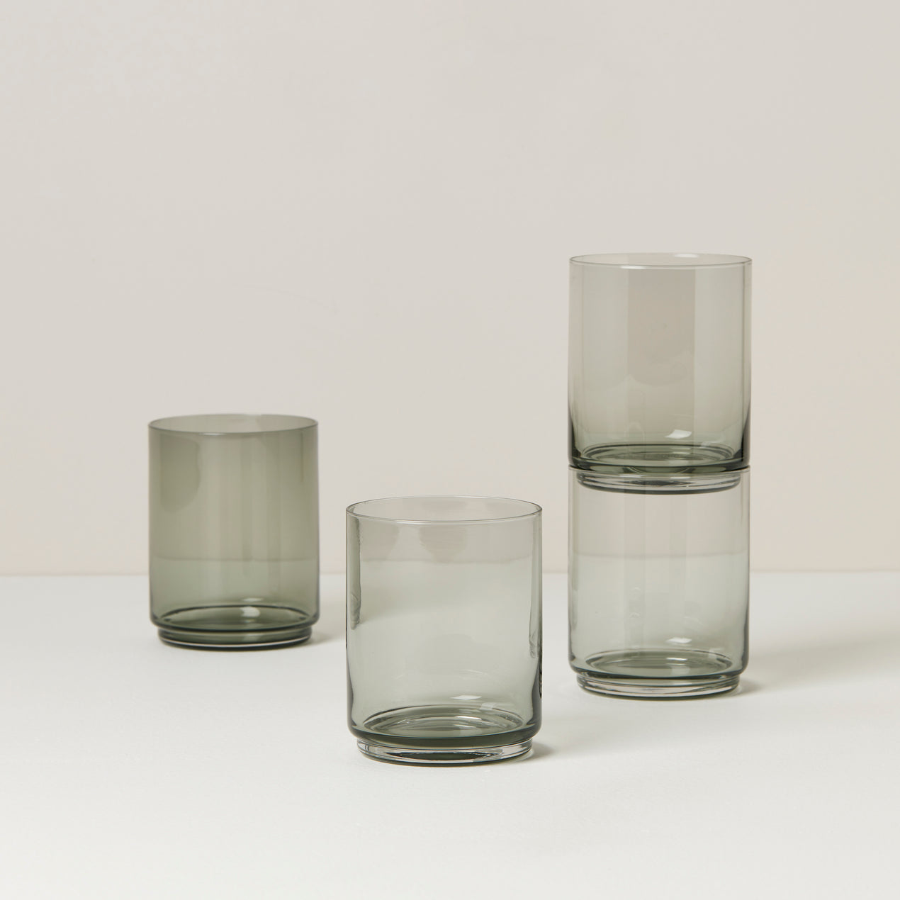 cambridge silversmiths Tuscany Classics Stackable 4-Piece Tall Glasses
