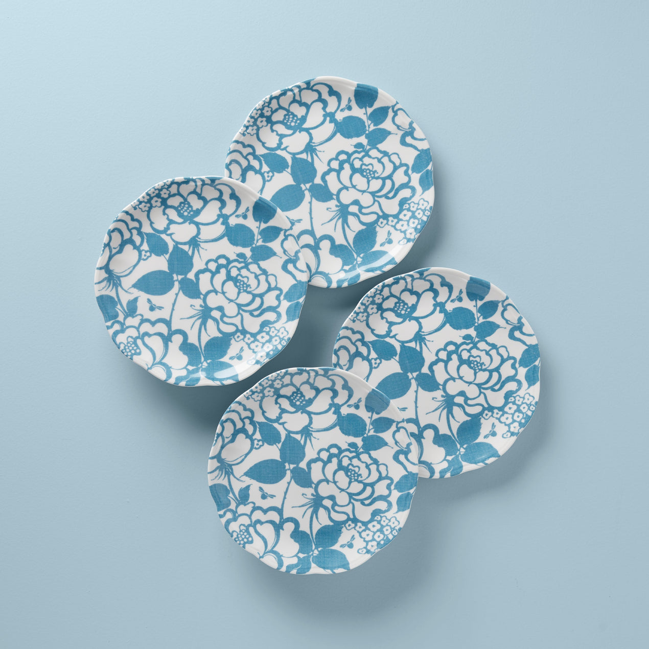 Butterfly Meadow Cottage 4-Piece Accent Plates – Lenox Corporation