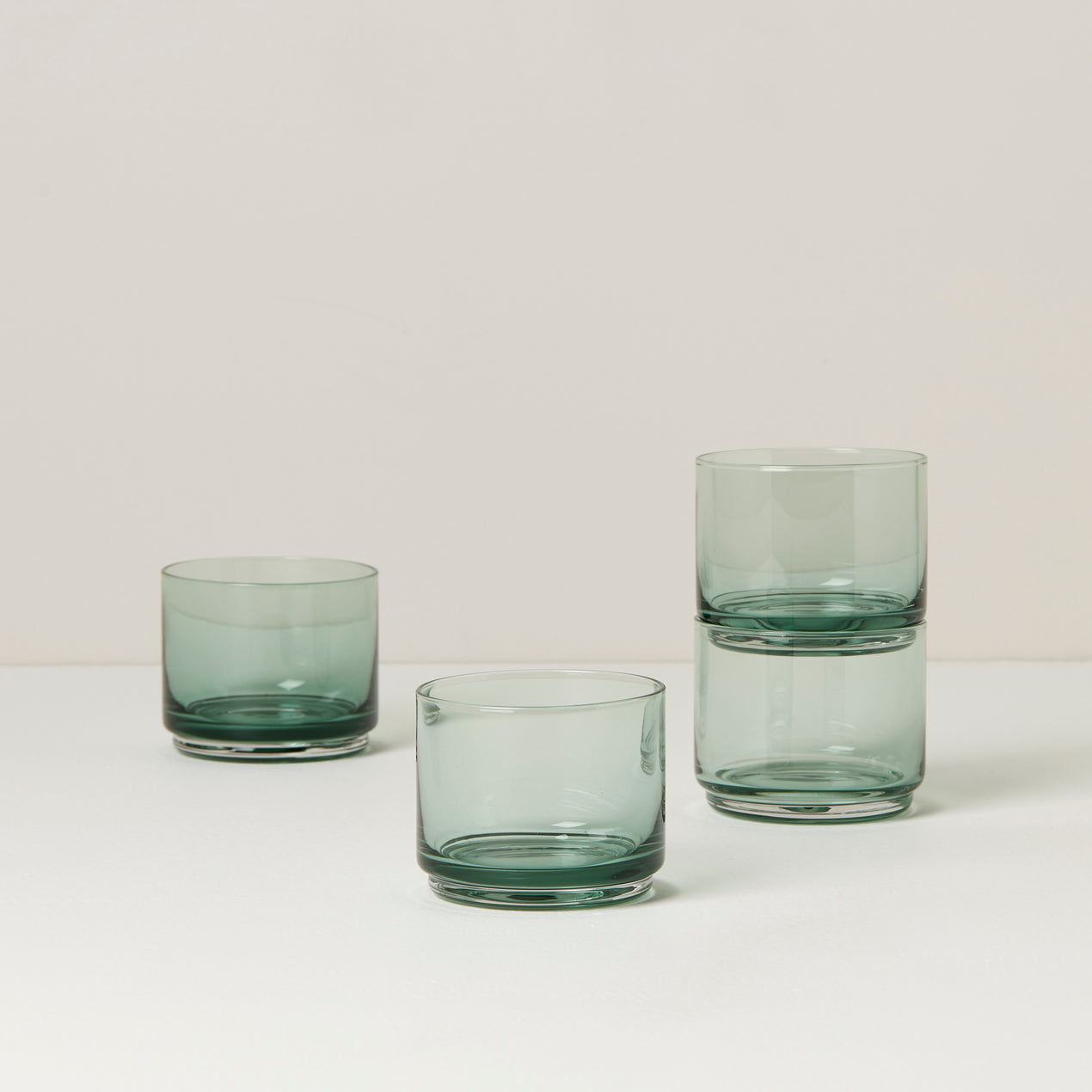 cambridge silversmiths Tuscany Classics Stackable 4-Piece Short Glasses