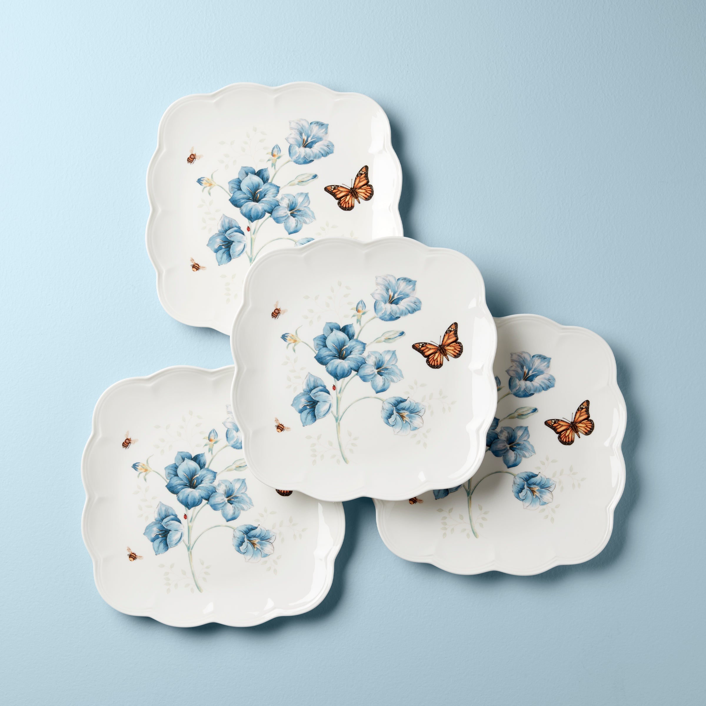 Butterfly Meadow Square Dinner Plates, Set of 4 – Lenox Corporation