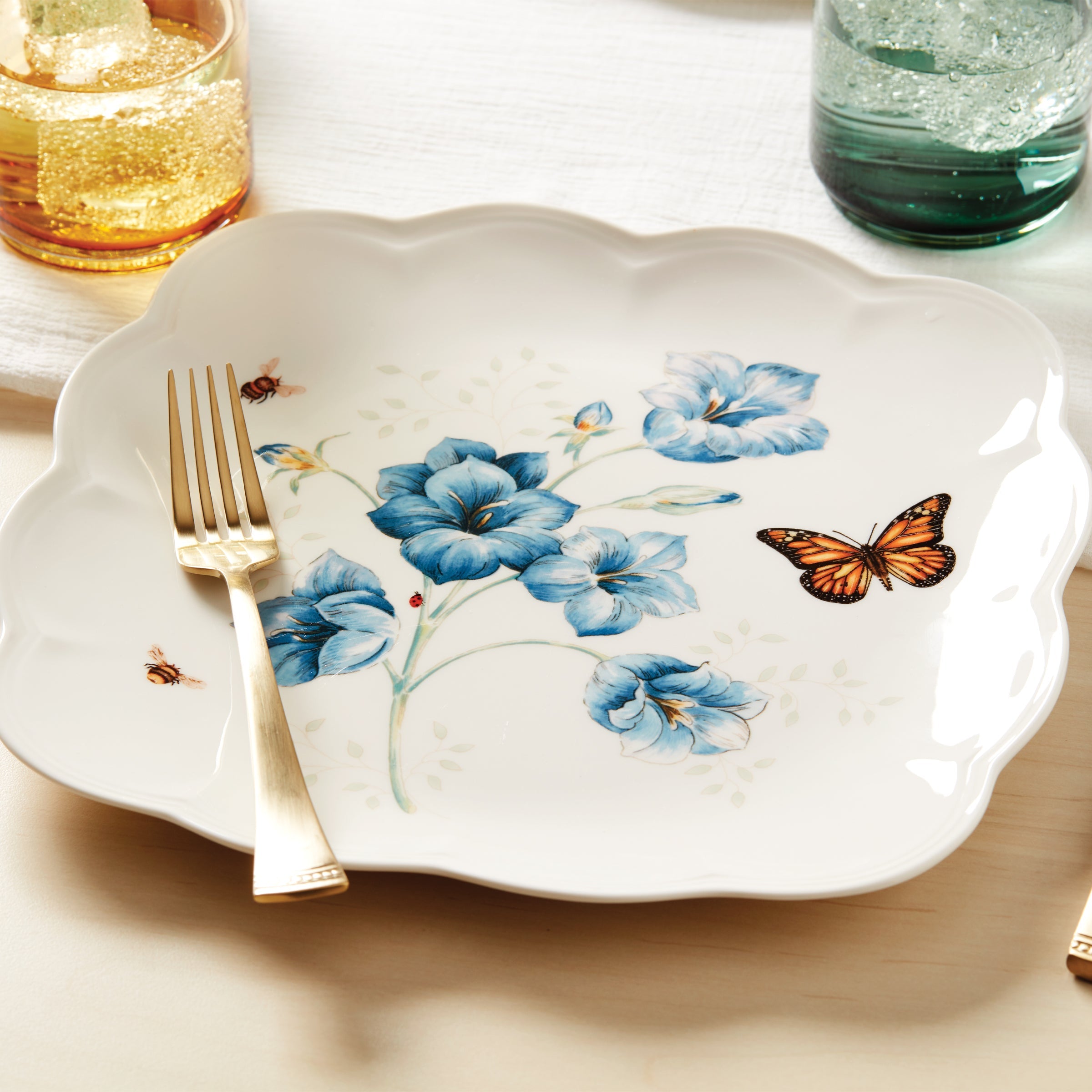 Butterfly Meadow Square Dinner Plates, Set of 4 – Lenox Corporation