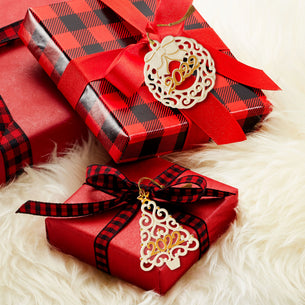 2022 Wreath & Tree Ornaments, Set of 2