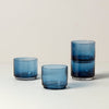 Tuscany Classics Stackable Blue Short Glasses, Set of 4