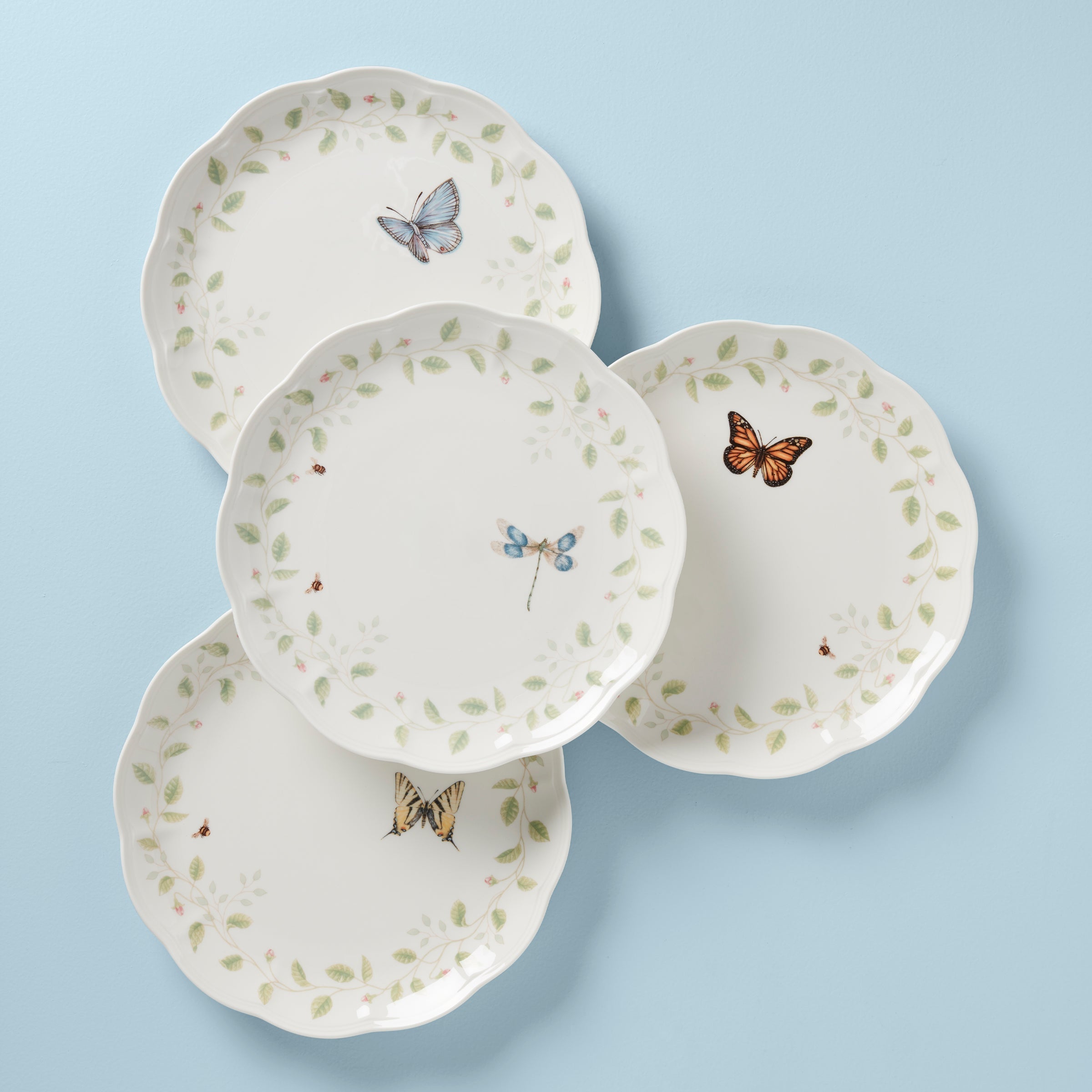 Butterfly Meadow Vines Dinner Plates, Set of 4 – Lenox Corporation