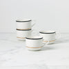 Make It Pop Black & White Mugs, Set of 4