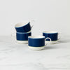 Make It Pop Navy & Green Mugs, Set of 4