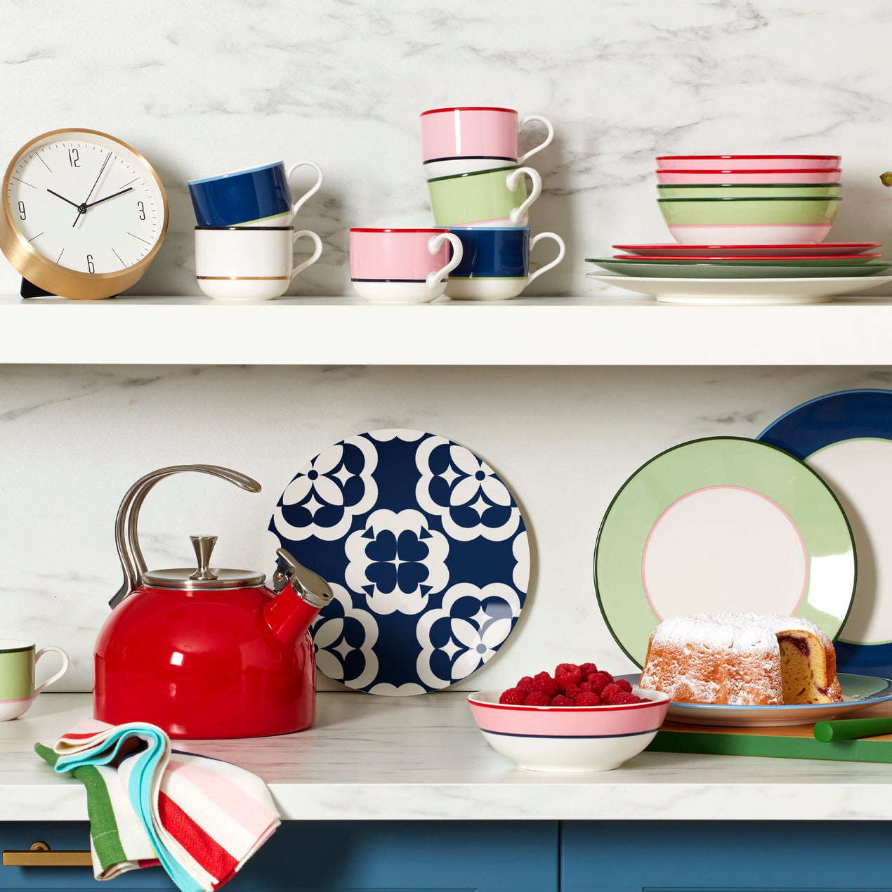 Make It Pop Mugs - Set of 4 - Green/Pink – Lenox Corporation