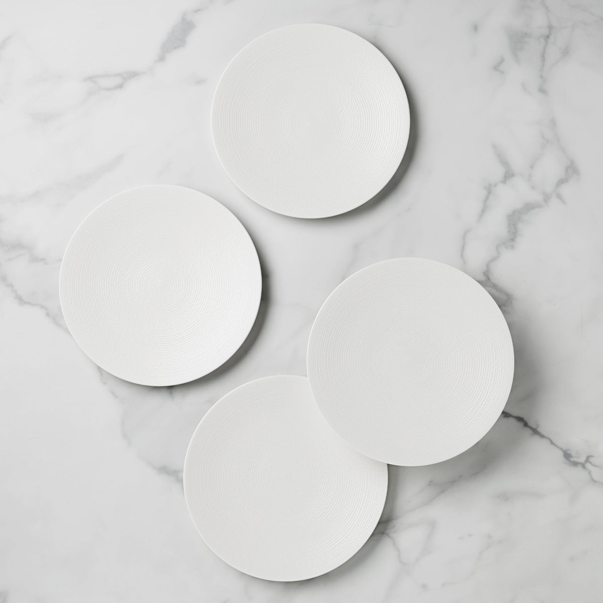 LX Collective White Accent Plates, Set of 4 Lenox Corporation