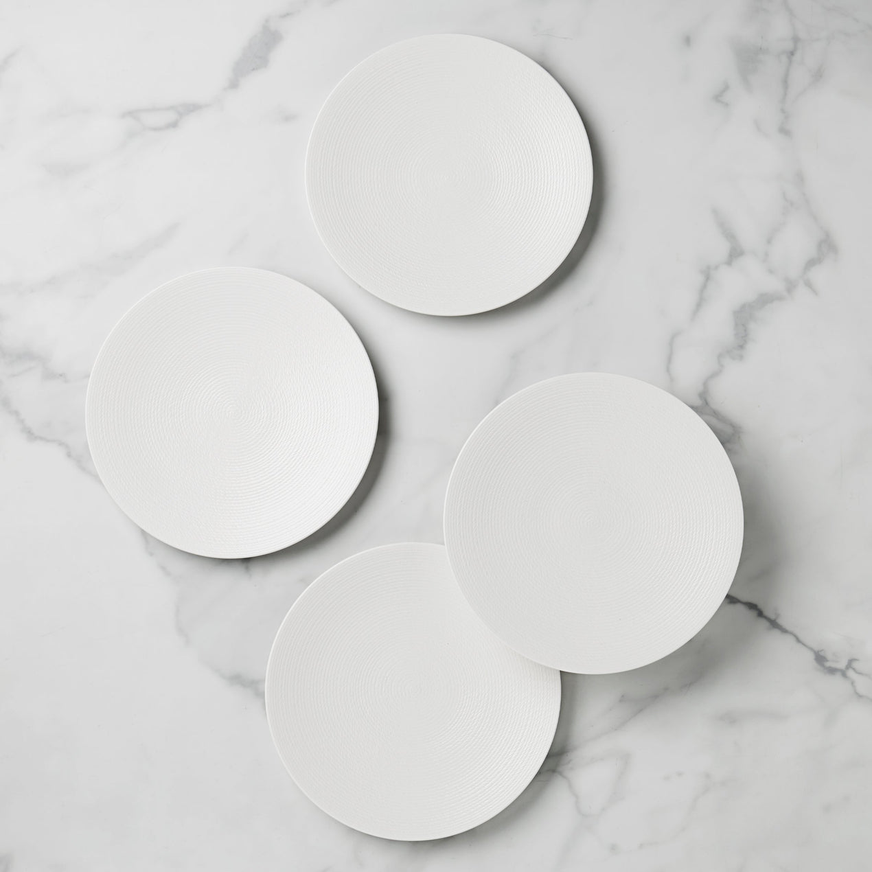 LX Collective White Accent Plates, Set of 4 Lenox Corporation