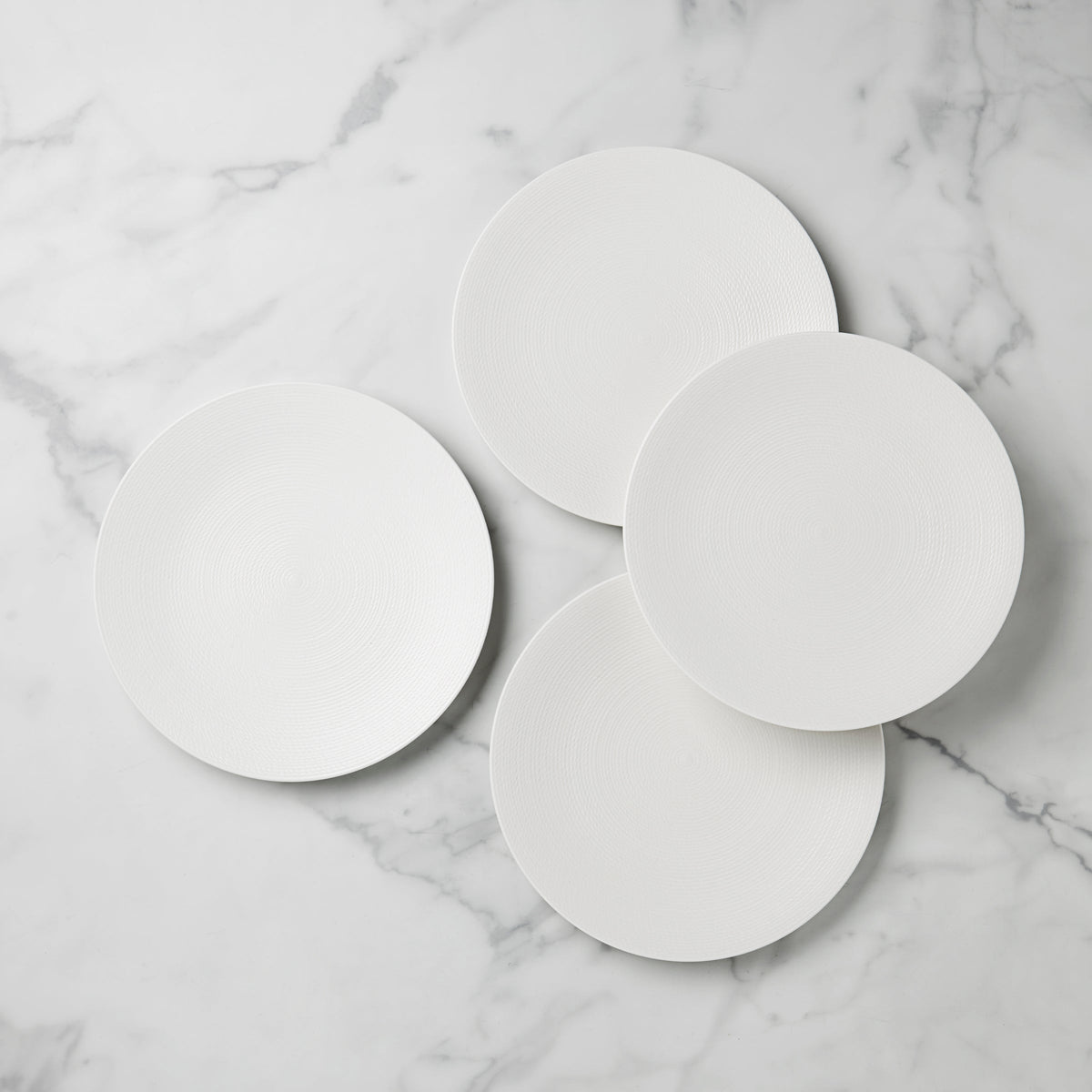 LX Collective White Dinner Plates, Set of 4 Lenox Corporation