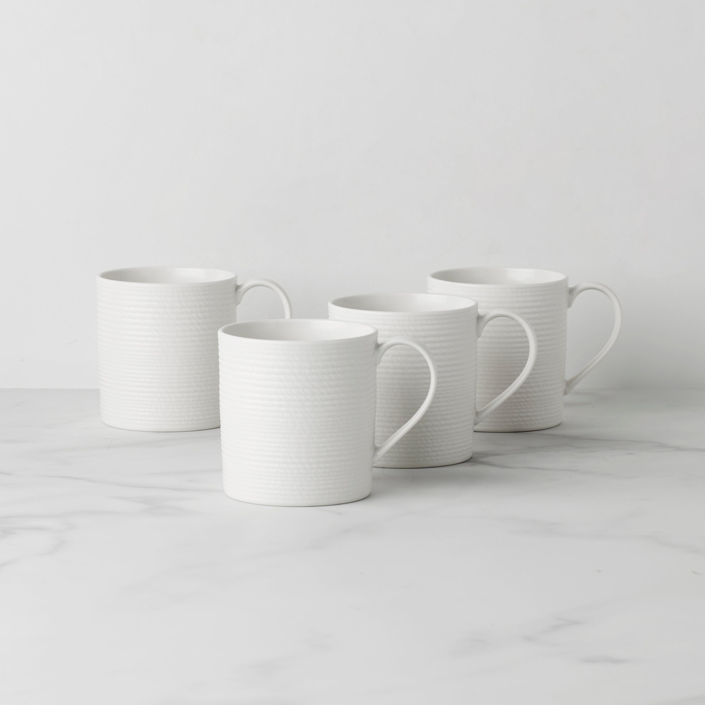 LX Collective White Mugs - Set of 4 – Lenox Corporation