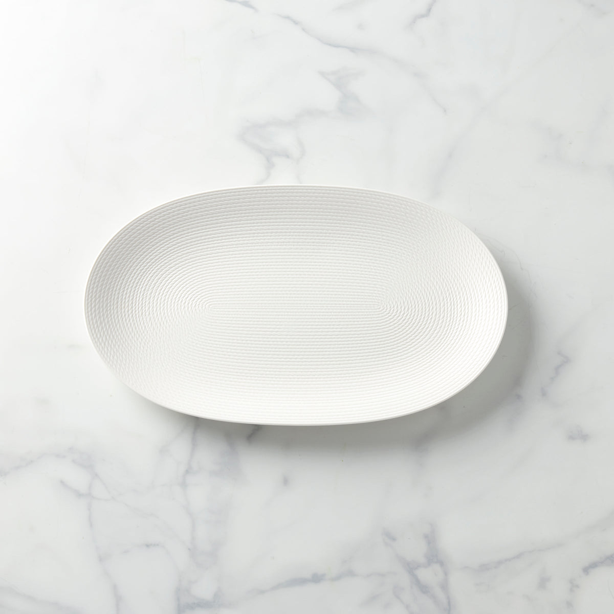 LX Collective White Oval Tray Lenox Corporation