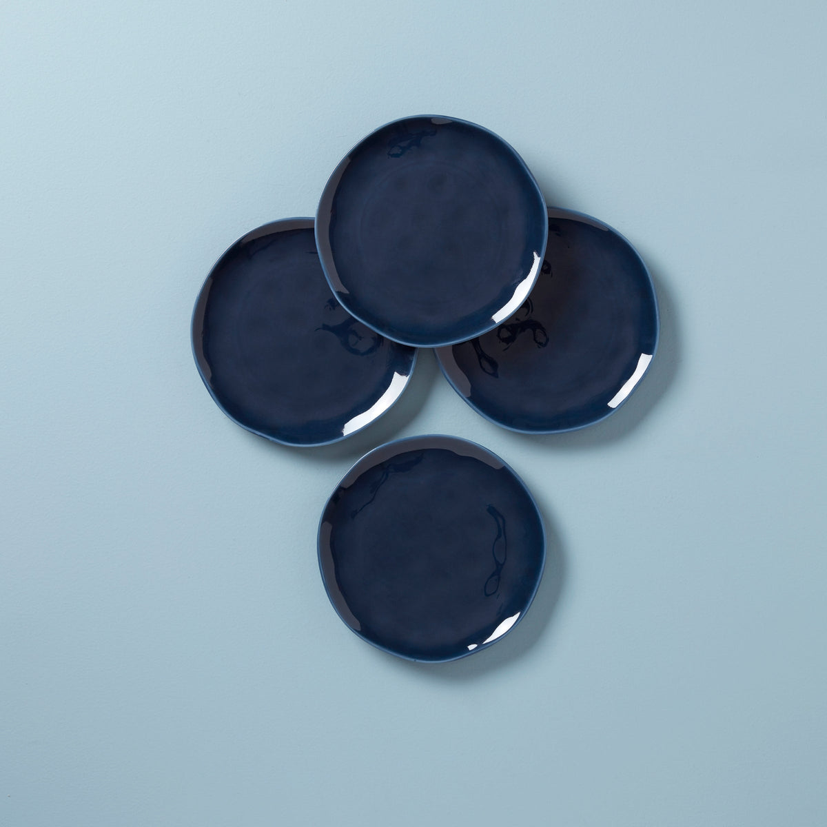 Bay Colors Blue Accent Plates, Set of 4 – Lenox Corporation