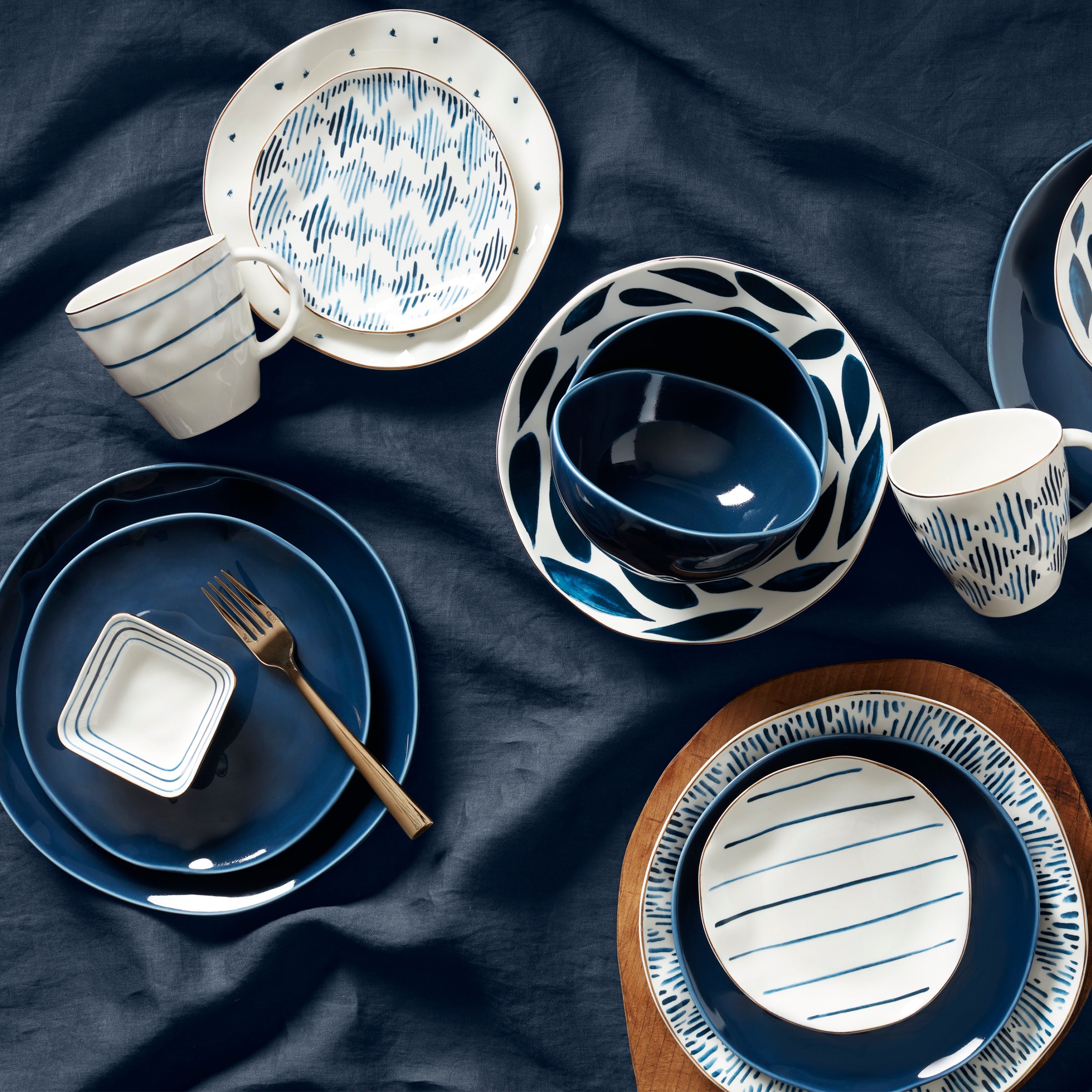 Bay Colors Blue All-Purpose Bowls, Set of 4 – Lenox Corporation