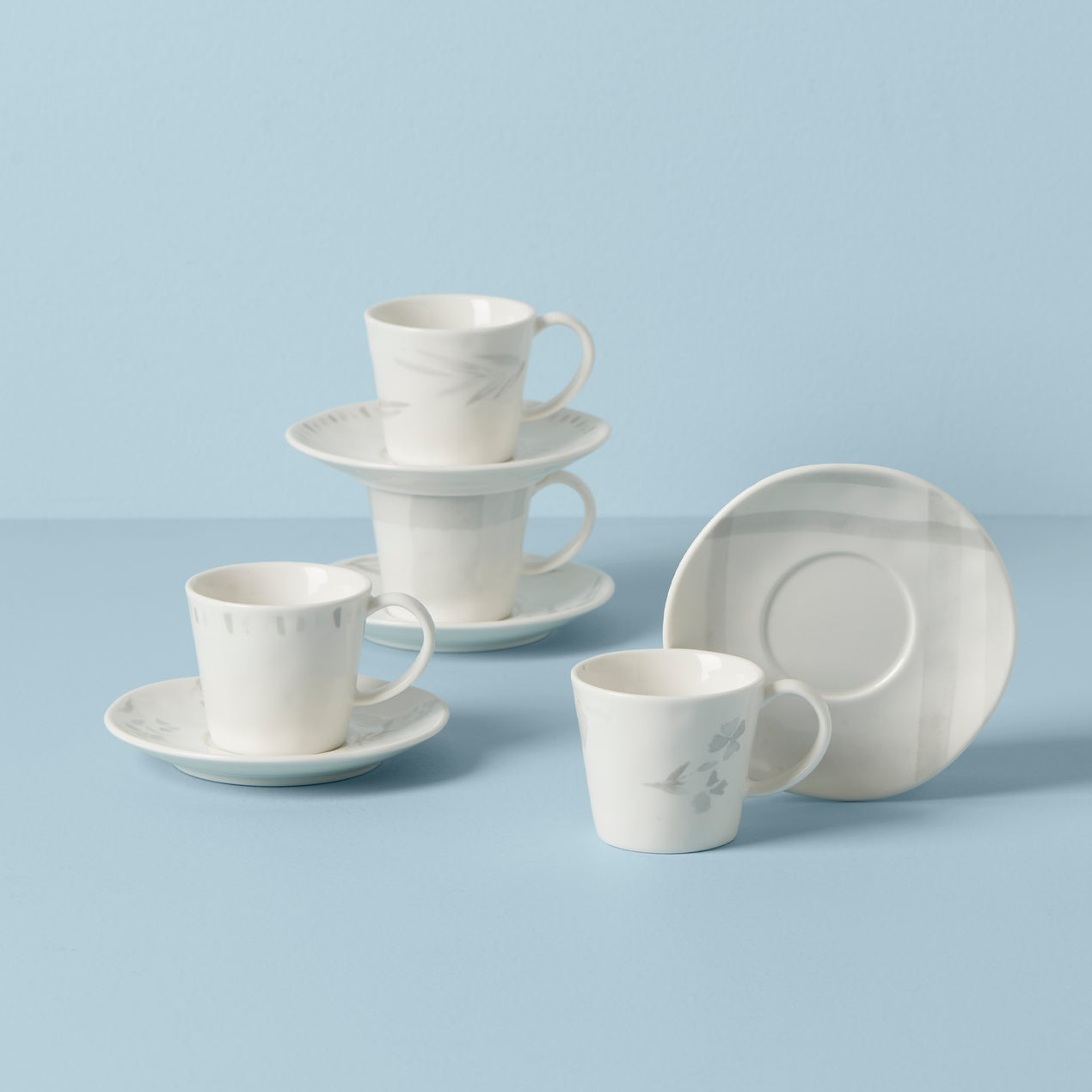 Oyster Bay 8PC Espresso Cup & Saucer Set – Lenox Corporation