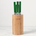 Knock On Wood 6-Piece Cutlery Block