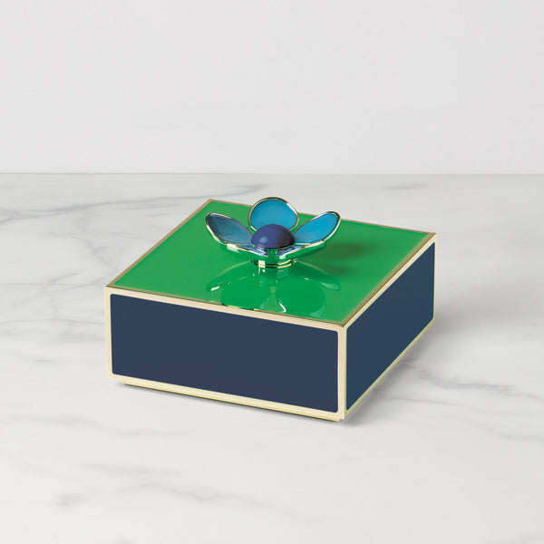 Make It Pop Floral Box - Green/Navy – Lenox Corporation