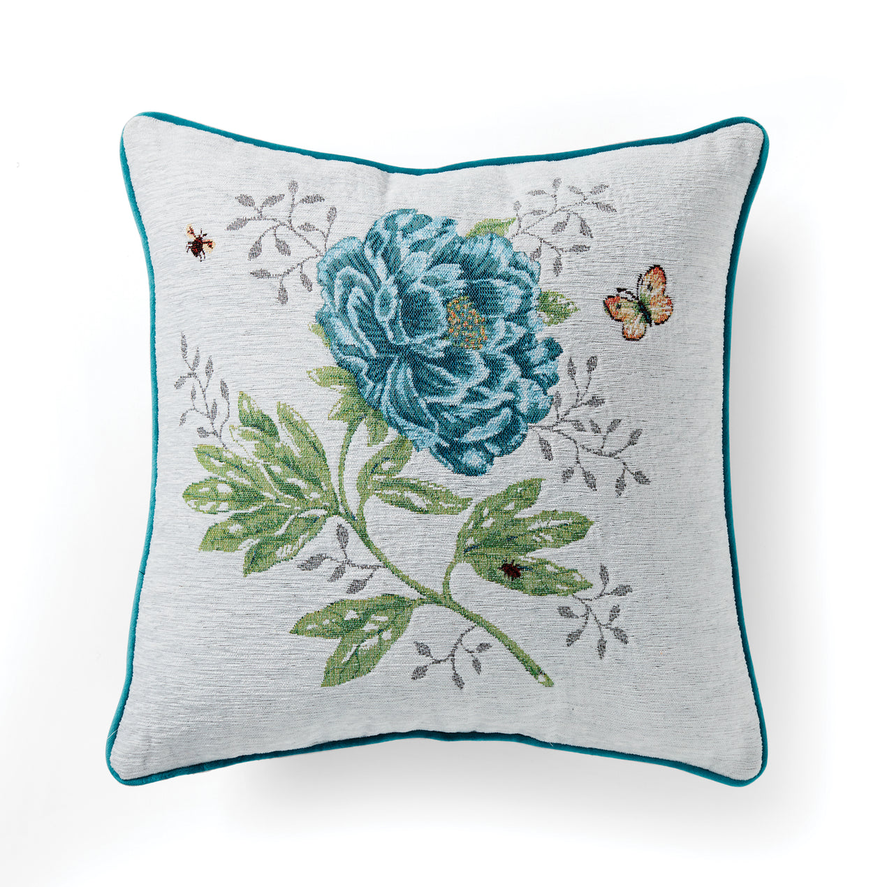 cambridge silversmiths Butterfly Meadow Tapestry Pillow 18x18