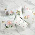 Butterfly Meadow Floral Study Pillow 14x20