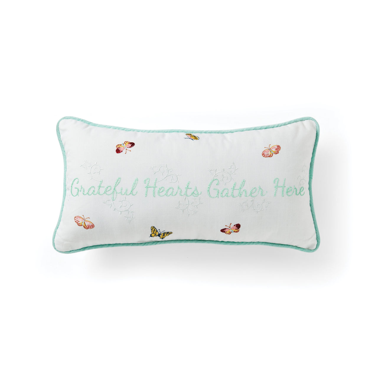 cambridge silversmiths Butterfly Meadow Live Well Pillow 10x20
