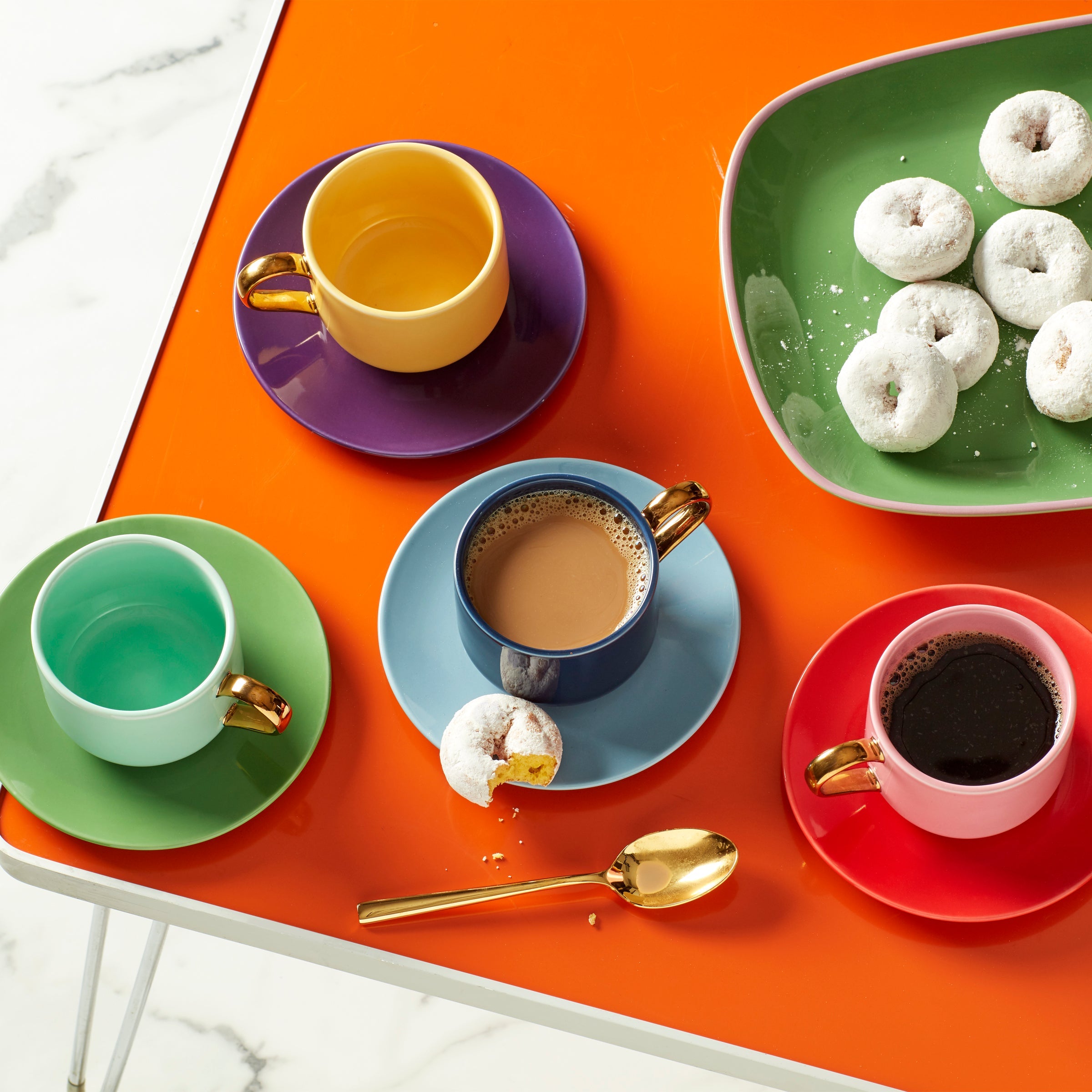 Make It Pop 8-Piece Cup & Saucer Set – Lenox Corporation