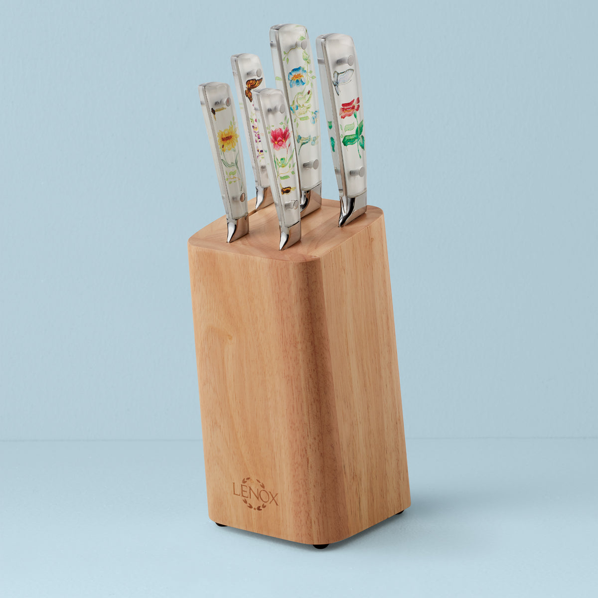 Butterfly Meadow Knife and Block Set