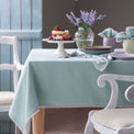 French Perle Ice Blue Tablecloth