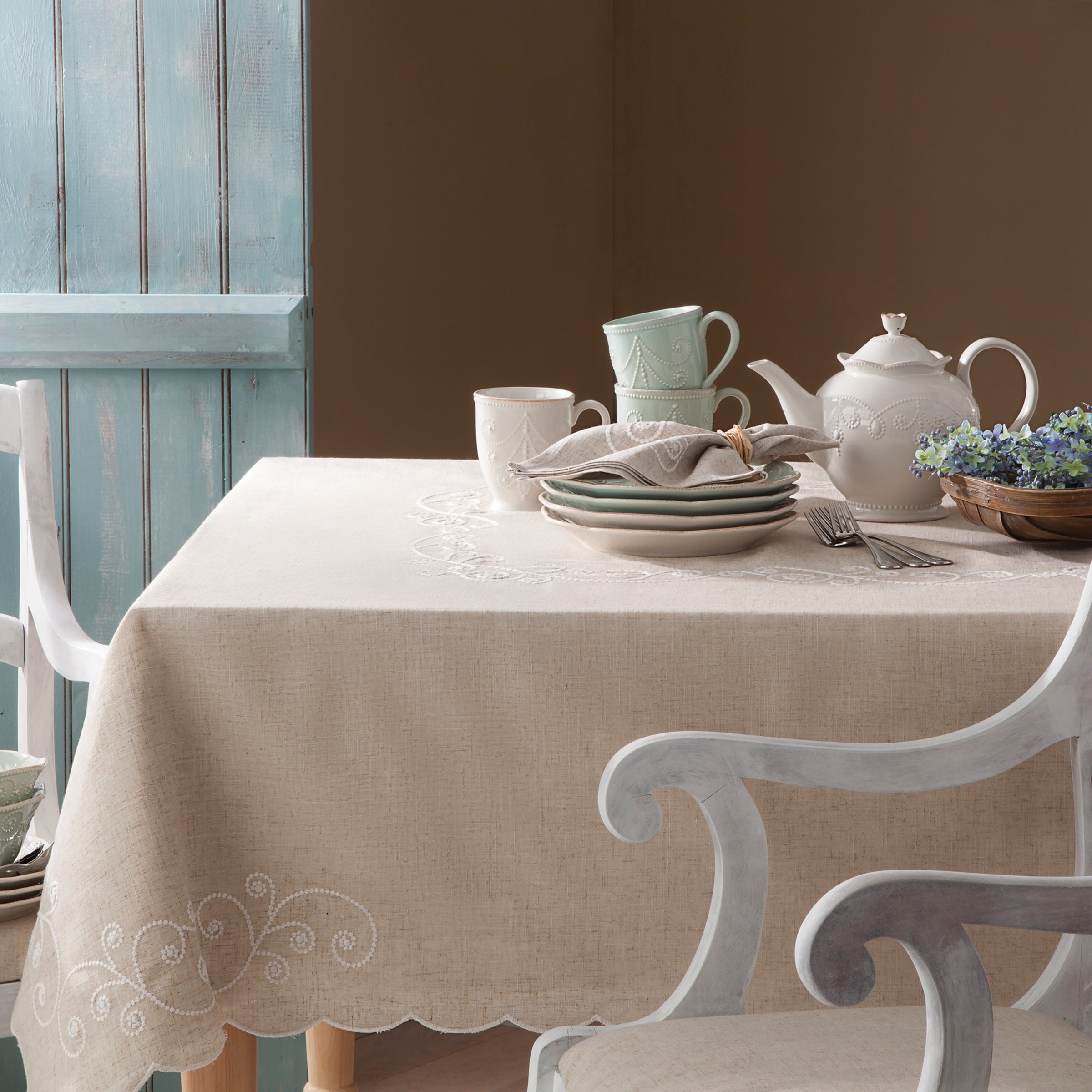 French Perle Linen Tablecloth – Lenox Corporation