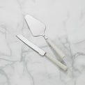 French Perle Scallop 2-Piece Dessert Set