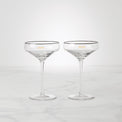 Cheers To Us Dirty & Neat Martini Glasses, Set of 2