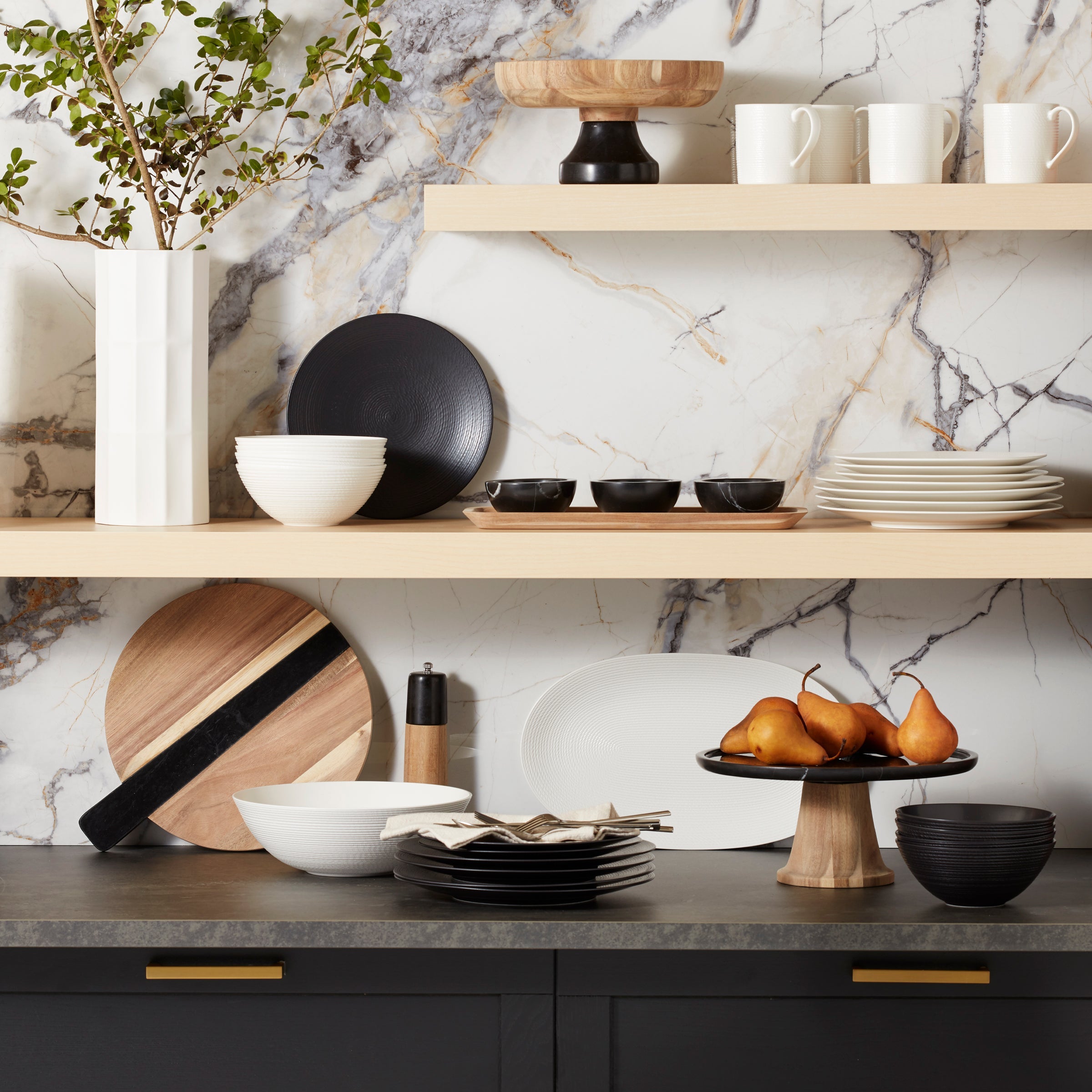 LX Collective White 12-Piece Dinnerware Set – Lenox Corporation