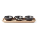 LX Collective Tray with 3 Dip Bowls