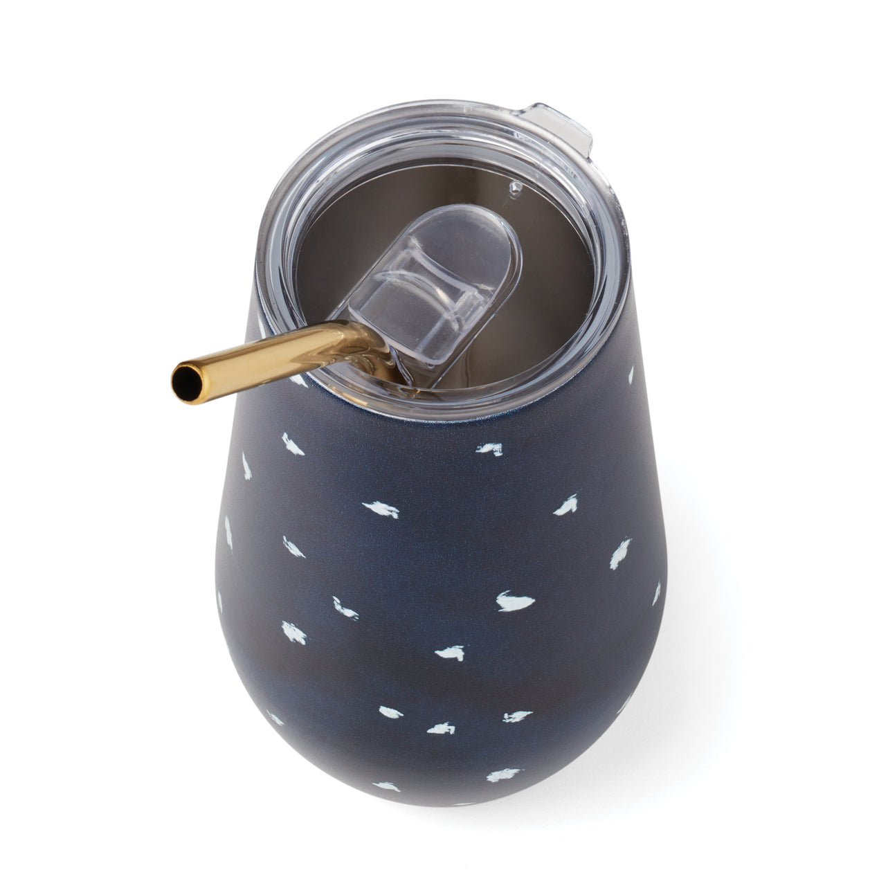 Blue Bay Leaf Stainless Steel Tumbler With Straw – Lenox Corporation