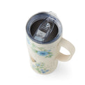 Butterfly Meadow Blue Flowers Stainless Steel Car Coffee Mug