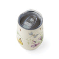 Butterfly Meadow Cream Stainless Steel Wine Tumbler