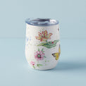 Butterfly Meadow Cream Stainless Steel Wine Tumbler